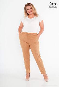 Immagine di PLUS SIZE SUEDE TROUSERS